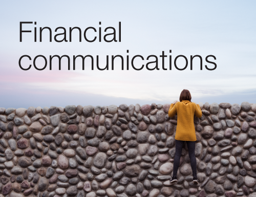 financial communications consultancy in the insurance and reisnurance sector